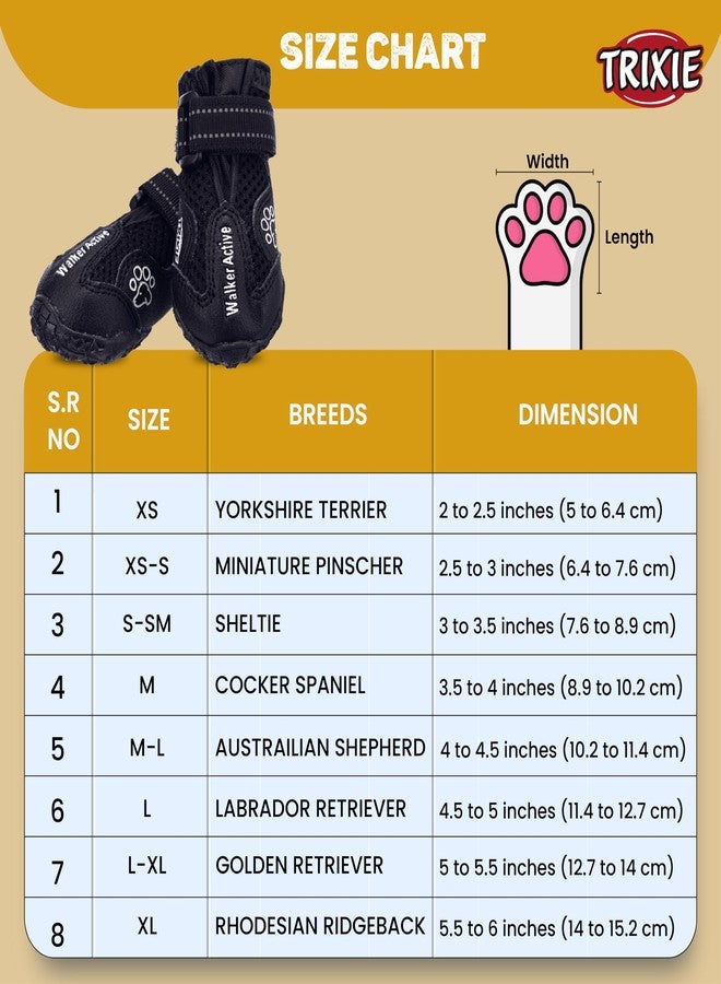 Trixie Walker Active Protective Boots for Dogs, 2 Pieces (M) - Image 3